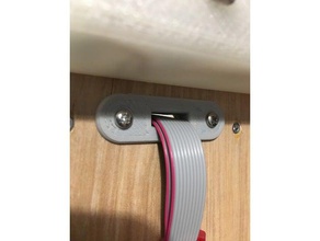 Band Kabelkanal 3d Drucker Zubehör 16x2 lcd-Flachbandkabel lcd Flachbandkabel ribbon Kabel-clip 3d print model - Mito3D
