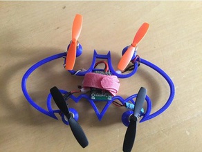 batman micro drone quadro r c veículos super-herói 3d print model - Mito3D
