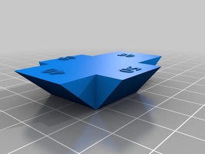 el voladizo de la pieza prueba 30 - 60 La impresión en 3d las pruebas 3d print model - Mito3D