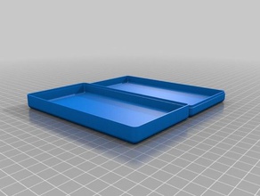 my customized box lid possibly rounded corners organization 3d print model - Mito3D