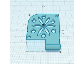 couvre-fan avant extrudeur 3d-Drucker Teile Stück 3d print model - Mito3D