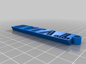 tvjab llavero La impresión en 3d clave de la cadena nombre etiqueta 3d print model - Mito3D