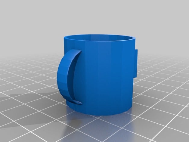 taza reka 3d baskı 3D print model - Mito3D