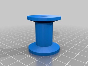 fly fishing thread spool larger hobby customized 3d print model - Mito3D