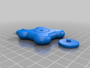 simplespinner fidget giratório spinner 3d print model - Mito3D