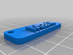 marks clever name tag signs & logos customized 3d print model - Mito3D