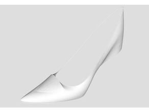 de tacón alto zapato La impresión en 3d 3dprint zapatos 3d print model - Mito3D