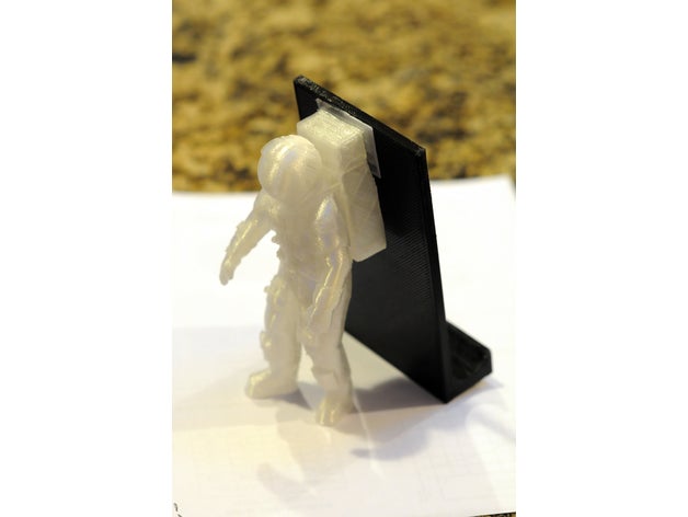 apollo astronaut cell phone holder office cellphone stand 3D print model - Mito3D