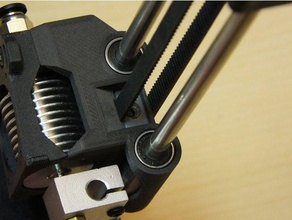 monoprice select mini gt2 carriage e3dv6 style nozzle 3d printer parts e3d v6 mpsm v2 3d print model - Mito3D