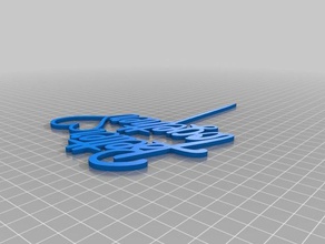 better together &lt 3 cake topper signs & logos 3d print model - Mito3D