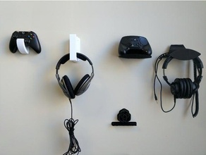 eye sky wall holder gadgets controller headphone headphones 3d print model - Mito3D