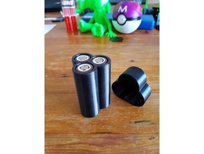 18650 batterie protecteur étui de vapoter L'impression 3d 3d print model - Mito3D