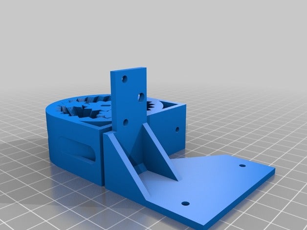 meine angepasste parametrische peristaltische Pumpe montieren Teile kundengebundene 3D print model - Mito3D