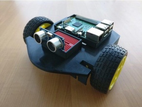 dotbot pi la robotique le cloud raspberry 3d print model - Mito3D