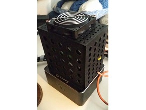 boxbay de la station d'accueil ordinateur ventilateur refroidissement le disque dur 3d print model - Mito3D