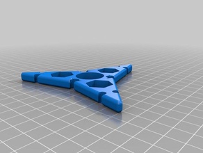 meine angepasste ninja-Stern, Schneeflocke fidget spinner mechanische Spielzeuge kundengebundene 3d print model - Mito3D