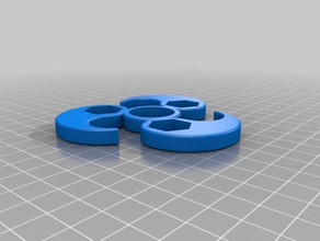 mon personnalisés yin-yang fidget spinner jouets mécaniques personnalisé 3d print model - Mito3D