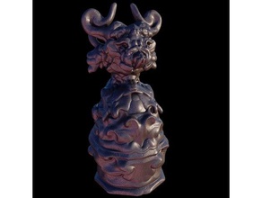 rogganite chess piece creatures 3d print model - Mito3D