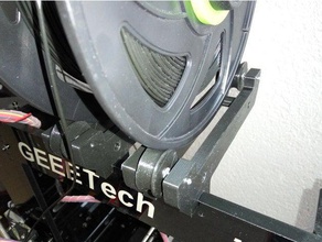 remache ciego de los ejes soporte bobina Impresora 3d accesorios 3d print model - Mito3D
