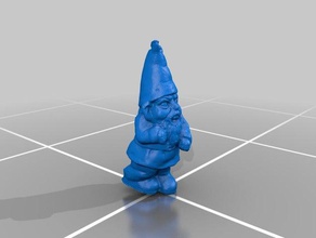 zombie gnome scans e réplicas Digitalização em 3d gardengnome o zumbi zombiegnome 3d print model - Mito3D