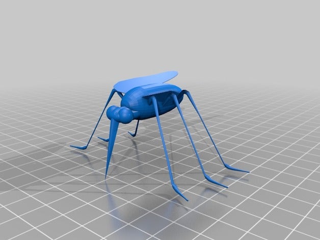 Fliegen fliege Tiere fliegen 3D print model - Mito3D