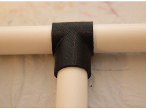 pvc pipe t-joint l-joint adaptor 3d printing fitting 3d print model - Mito3D