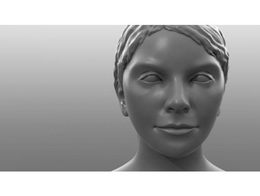 female head sculpt art face female head woman zbrush