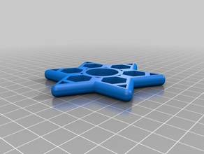 my customized star pick-a-weight fidget spinner toys & games 3d print model - Mito3D