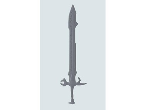ancien nord épée v2 accessoires de jeu skyrim 3d print model - Mito3D