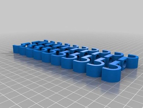 my customized cable fastener replacement parts 3d print model - Mito3D