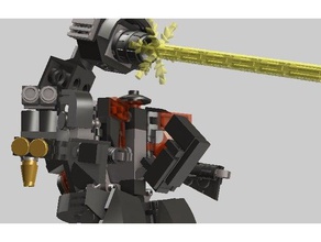 quadro móvel zero brunn schlachtross jogos pesado lego mech mecha 3d print model - Mito3D