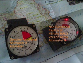 altimaster ii skydiving altimeter night halo parts adapter sport & outdoors replica 3d print model - Mito3D