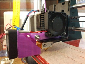 ajustável simples conduta de ar 40 mm ventilador Impressora 3d acessórios 40mm duto do resfriamento ctc prusa i3 fã hotend gostoso no final mk2 3d print model - Mito3D