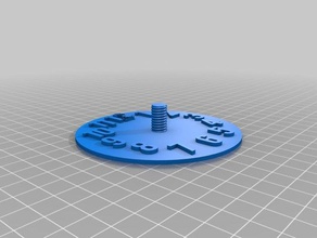return clock 3d print model - Mito3D