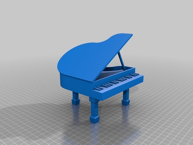 piano di katie La stampa 3d 3D print model - Mito3D