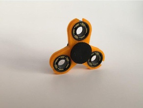tiny fidget spinner 4 ball bearings toys & games fidgetspinner hand toy 3d print model - Mito3D