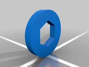 fidget spinner perno hexagonal de reemplazo la pieza 3d print model - Mito3D