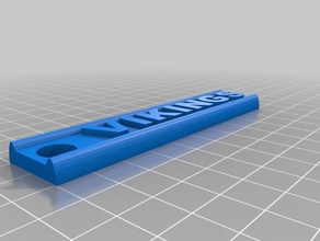 Wikinger Schlüsselring 3d-drucken 3d print model - Mito3D