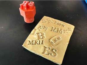 maker's mark stamps clay art 3d print model - Mito3D