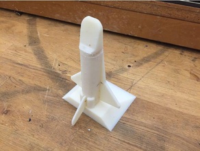 space shuttle doorstop household 3d print model - Mito3D