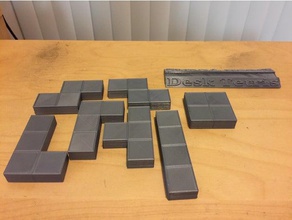 desk tetris set toy & game accessories desktop fun nintendo 3d print model - Mito3D