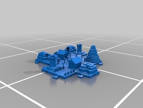 mapa del mundo generador de muertos tierras juegos y juguetes además la cueva caverna oscuro expansión el cementerio mausoleo modular rpg los rol ayuda azulejos pantano mesa torre volcán 3d print model - Mito3D