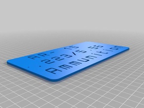 223 pueden etiquetar organización personalizado 3d print model - Mito3D