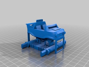 mini monster truck suspension mechanical toys blaze 3d print model - Mito3D