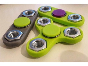 nutspinners mechanical toys fidget hand spinner toy 3d print model - Mito3D
