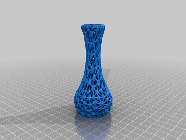 holey bud vaso decoração 3D print model - Mito3D