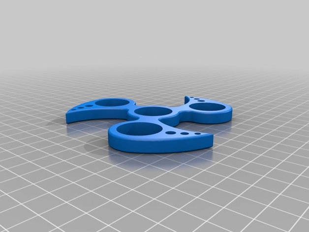 fidget giratório asas mecânico de brinquedos 3D print model - Mito3D
