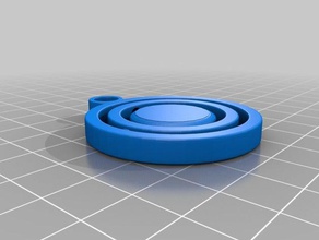 vuoto gimbal portachiavi i fidget keychain 3d print model - Mito3D