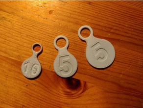 shopping cart coin sek 3d printing keychain sweden tevo tarantula 3d print model - Mito3D