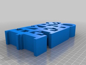 aj nombre las esculturas personalizado 3d print model - Mito3D